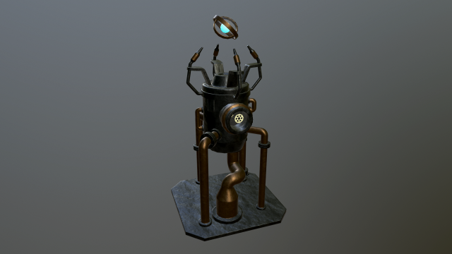steam generator Model 3D .c4d .max .obj .3ds .fbx .stl .blend 