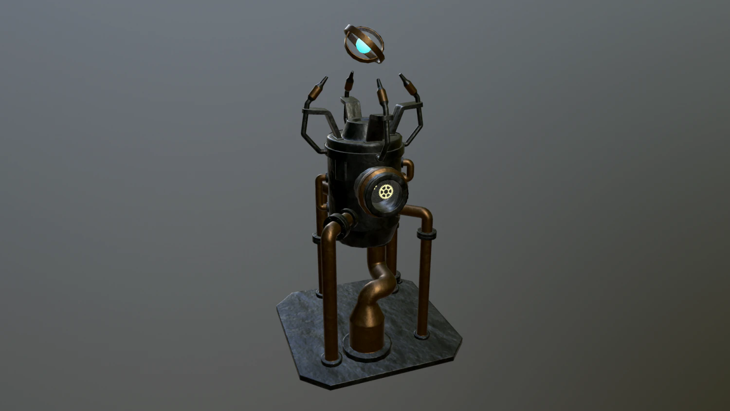 steam generator 3D Model .c4d .max .obj .3ds .fbx .stl .blend 