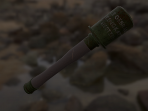 stielhandgranate Modelo 3D