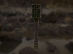 stielhandgranate 3D 모델