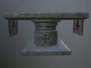 stone table 3D Model