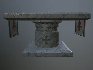 stone table 3D Model