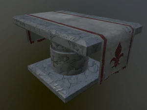 stone table 3D Model