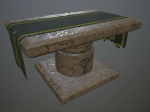 stone table 3D Model