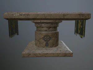 stone table 3D Model