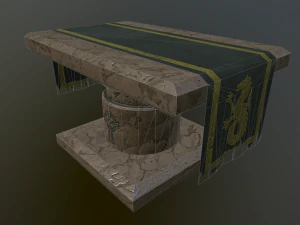 stone table 3D Model