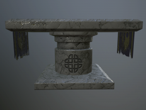 stone table 3D Model