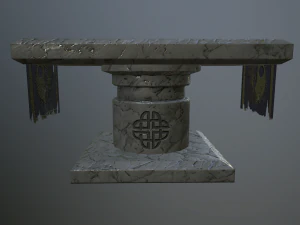stone table 3D Model