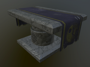stone table 3D Model