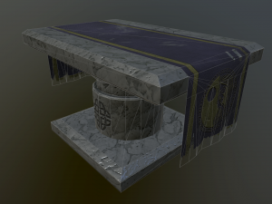 stone table 3D Model