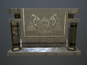 stone table Modelo 3D