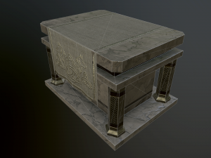 stone table Modelo 3D
