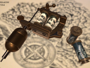 tattoo machine 3D 模型