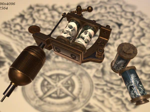 maszynka do tatuażu Model 3D