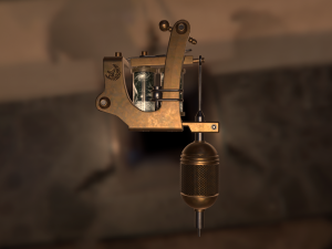 tattoo machine Model 3D