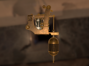 tattoo machine Model 3D