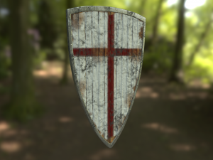 teutonic shield 3D Модель