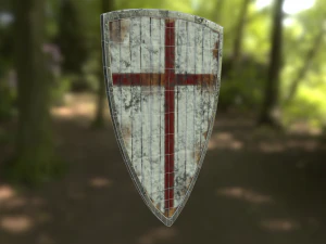 teutonic shield 3D Model