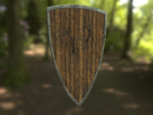 teutonic shield 3Dモデル