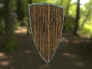 teutonic shield 3D Model