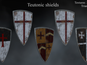 teutonic shield 3Dモデル