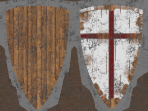 teutonic shield 3Dモデル