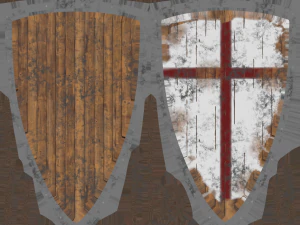 teutonic shield 3D Model