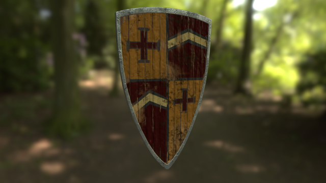 teutonic shield Modèle 3D .c4d .max .obj .3ds .fbx .stl .blend