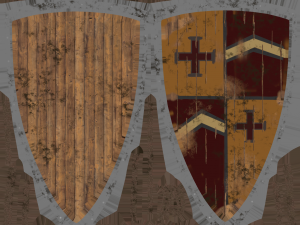 teutonic shield Modèle 3D