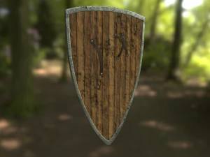 teutonic shield 3D Model