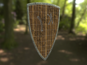 teutonic shield 3D-Modell