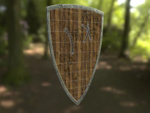 teutonic shield 3D Model