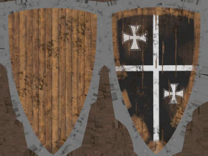 teutonic shield 3D Model