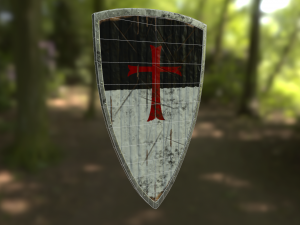 teutonic shield 3D Model