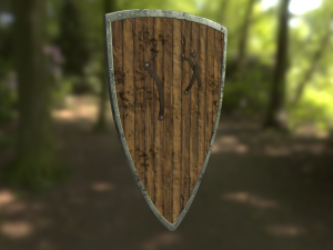 teutonic shield 3D Model