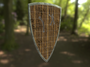 teutonic shield 3D Model