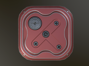 sci-fi barrel Modelo 3D