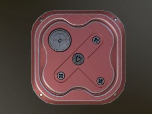 sci-fi barrel Modelo 3D