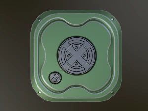 sci-fi barrel 3D Model