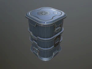 sci-fi barrel 3D Model