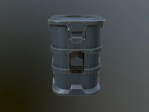 sci-fi barrel 3D Model
