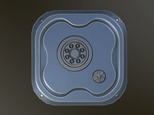 sci-fi barrel 3D Model