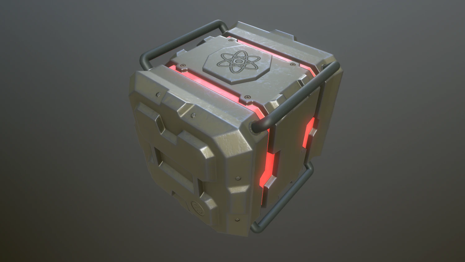 sci-fi box 3D Model .c4d .max .obj .3ds .fbx .stl .blend 