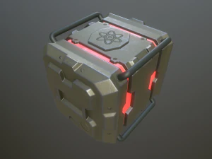 sci-fi box 3D Model