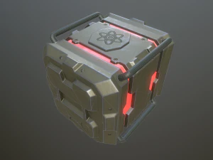sci-fi box 3D Model