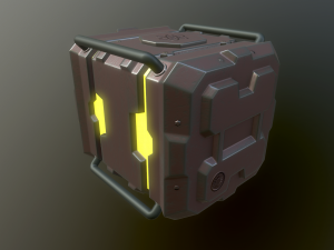 sci-fi box 3D Model