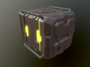sci-fi box 3D Model