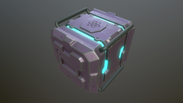 sci-fi box 3D 모델 .c4d .max .obj .3ds .fbx .stl .blend 