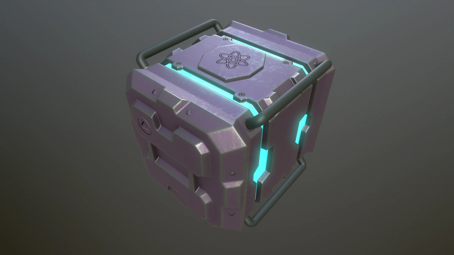 sci-fi box 3D Model .c4d .max .obj .3ds .fbx .stl .blend