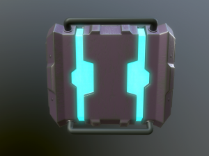 sci-fi box 3D 모델